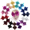 15 pièces Boutique Bling paillettes scintillantes doux élastique bandeau de cheveux accessoires bandeau haut nœud papillon bandeaux pour bébé filles adolescent