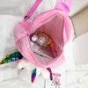 Unicorn Backpack Bag Baby Unicorns Storage Bags Plush Pure Color Lovely Doll School Bag Child Both Shoulders Backpacks