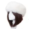 Unisex Thick Faux Fake Fur Headwear Euramerican Winter ear Warm Ski Hat Plush Head Hair Bands