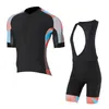 Ensembles de cuissards à bretelles en jersey à manches courtes de l'équipe CAPO pour hommes Vêtements de vélo respirants Séchage rapide Vêtements de sport Ropa De Ciclismo U121308