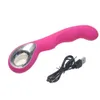 10 velocità Silicone USB ricaricabile Waterproof Wand Massager G Spot Vibrators Vibratori potenti sesso vibratore clitoride erotico per donne1263558