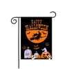 30*45cm Bar Halloween Flags Pumpkin Witch Bat Polyester Banner Decoration Party Home Garden Indoor Accessory Ornament Bar Flag EEA442