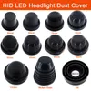 Universal LED Headlight Cover Auto Accessories Sealing Dust Cap Rubber Waterproof Dustproof Car Headlamp Caps 70mm 75mm 80mm 85mm 90mm