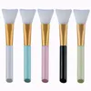 1pc Professionell Silikon Facial Mask Brush DIY MUD Blandning Hudvård Skönhet Makeup Borstar för Kvinnor Flickor 100 st / Lot DHL Fre