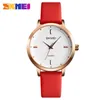 أفضل العلامة التجارية للأزياء نساء الساعات الجلدية الإناث Quartz Wristwatches سيدات رقيقة حزام غير رسمي watch reloj mujer 1457