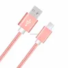 USB Kablolar Tip C Şarj Adaptörü Senkronizasyon Samsung Galaxy S20 Ultra Note 10 için Güçlü Örgü Mikro V8 Android Plus 1M 3ft Paket Yok