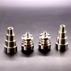 Universal Infinity Domeless Tools 6 en 1 Titanium Nail 10mm 14mm 18mm Réglable Mâle ou Femelle Huile Gr2 clous en titane sans dôme