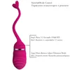 Flxur Usb Charging Remote Control Vibrator Anal Sex Toy Strong Vibration Vaginal Balls Tight Exercise Egg Silicone Sex Products Y19061902