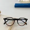 2020 Nyaste GG0722 Muti-Shape Vintage Glasögon Ram Unisex 49-22-145 Pure-Plank Prescription Glasses Full-Set Case OEM OULET