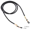 NYA 79 Solglasögon Lanyard Strap Halsband Braid Läderglasöglass Glasskedjekedjan Pärledslad Läsglasögon Eglasetillbehör4968962