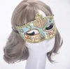 Halv ansikte Påsk Halloween Ball Mask Målad Princess Masks Party Performance Props Mask Mode Masks Målad Princess Mask