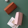 INS Leather Tissue Box Pink Leather Napkin Holder Creative Soft Tissue Container Home Desktop Table Decoration
