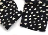 Nya mode sommar barn flickor kläder set bomull är ärmlös polka dot rem flickor jumpsuit kläder set outfits children suits8109612