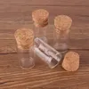 100pcs 6ml size 22*40mm Small Test Tube with Cork Stopper Bottles Spice Container Jars Vials DIY Craft