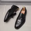 ZSAUAN Big Size 38-48 Uomo Brogue British Oxford Dress Shoes Uomo Gentleman PU Calzature in pelle Appartamenti Mocassini uomo nappa