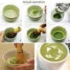 Matcha Whisk Green Tea Poeder Borstel Bamboe Japanse 80 Prong Natural Professional Chasen Teature Tool Kitchen Accessoires