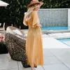 Dames Boho Beach Bikini Maxi Cover Up Lace 2019 Hot Beachwear Sexy Zomer Beach Jurk Cover Ups Robe de Plage # ES