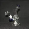 hookahs Colorful glass bongs recycler dab rig 14mm Female Mini Oil Rigs Beaker Water Bong for Smoking