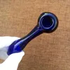 4 Inch Glass Spoon Pipes Heady Oil Burner Straight Hand Pipe Smoking Pipes Oil Burners Glass Hand Pipes HSQ01