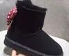 Designer-by Boy Girl Women Kids Bow-Tie Snow Boots Fur Integrated Keep Warm Boots EU Size 25-41