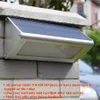 Solar Sensor Beveiligingslamp 48 LED's Markering Tuin Waterdicht Zonne-licht door Radar Motion Outdoor Aluminium Straatlantaarn Lampada