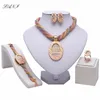 Fani Dubai Goldschmuck-Sets Großhandel italienische Brautschmuck-Sets für Frauen Mode-Statement-Set Marke