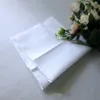 White handkerchief pure color small square cotton sweat towel plain handkerchief free shipping YD0099