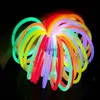 HOPT Glow Stick Halsband Glöd i Dark Neon Sticks Party Fluorescerande armband Julfesttillbehör
