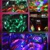 Mini RGB Crystal Magic Ball DJ Disco Ball LED Stage Light Auto portatile Luci d'atmosfera per interni USB Proiettore laser natalizio Club3336023