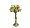Nouveau style Vases à fleurs pilier Pot centres de Table de mariage événement route plomb fête fleurs Stands support pour événement de sol décoration senyu0358