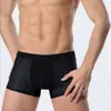 Onderbroek Mens Ondergoed Boxers Gratis Verzending Mannelijke Sportstijl Gesloten Ademen 4pcs / Lot Plus Size L-3XL