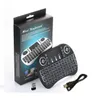 Mini teclado sem fio i8 com luz de fundo para android tv box air mouse teclados de controle remoto usados tablet 24g5356360