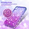 Dla LG Harmony 4 Aristo 5 4 Plus K31 K51 Stylo 6 5 K40 Diamentowa woda Brokat Ciecz Pływający Quicksand Telefon Case Pokrywa