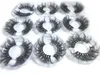 Newest 25MM 3D Mink Eyelashes False Eyelashes 100% Mink Eyelash Extension 5d Mink Lashes Thick Long Dramatic Eye Lashes DHL FREE