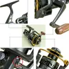 Yumoshi 5.2: 1 10 + 1 BB Fram och bak Drag Spinning Reels 3000 4000 5000 6000 Fiske Reels T191214