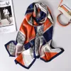 Hurtownie i zima Nowe Damskie Szaliki Jedwabne Premium Drukowane Mulberry Silk Scarf Scarf Moda Szal