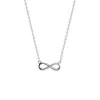 Colliers infinis en argent Sterling 925 délicats pour femmes, chaîne en Zircon, collier personnalisé, cadeau Ins, pour toujours, Love1193595