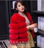 Womens Fur Vest Luxury Designer Winter Coats Casual Solid Color Female Fashion Jackets Woman Short Length Warm Outwear