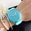 Relojes de marca para mujer, estilo femenino, esfera de silicona, reloj de pulsera de cuarzo A22252n