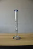 Glass Hookah Straight Bong Reting Pipe 18mm 18 tum 7mm tjocklek Fabriksuttag