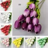 Fleurs Artificielles Mini Tulipe Soie Fleurs Artificielles Décoration De Mariage Fleurs Artificielles Bouquet Maison Jardin Décor Tulipe Cadeaux LSK180