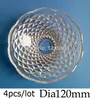 4pcslot Clear Acrylic Crystal Bobeche Dia90100120150mm Pin Candle Hold Wedding Christmas DecorationChandelier Part2705931