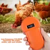 Portable 134.2KHz PET ID-läsare RFID-chipläsare ISO11784 / 11785 FDX-B för hundkatt LCD-skärm Djurmikrokipskanner Tag Barcode Scanner