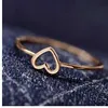 1pc Dainty Women Ring Hollow Heart Ring For Par Wedding Promise Infinity Eternity Love Jewelry Boho Anillos Mujer Gifts