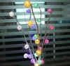 Poder USB LED flor de neve takraw lanternas arranjo de flores árvores galhos luzes luzes de iluminação 50cm