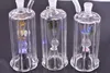 10mm weibliche Mini-LED-Glas-Dab-Öl-Rig-Wasserpfeifen 5-Zoll-tragbare Öl-Wasserpfeifen Inline-Stereo-Perc-Recycler-Glas-Wasserbongs