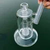 Sidecar Perc Heady Dab Rigs Кальяны Mobius Rigs Bubbler Стеклянные бонги Уникальный дизайн Нефтяная вышка 18 мм Водопроводные трубы с чашей MB01