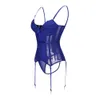 Verwijderbare bandjes Lingerie Kant Trimmer Bustier met bretels Dames Amour Accent Lightly Gevoerd Onderbeveld Baskisch Corset 8157