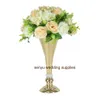NUOVO! mental Centrotavola per matrimonio moderno con supporto alto Supporto per fiori da matrimonio in oro senyu0141