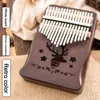 17 tasti kalimba sanza mbira pollice piano africano rosewood intero board borse per pianoforte cega tastiera marimba in legno strumen2981405